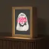 Neon - Letters - Vintage - Vrouw Light Box met kabel (Tafellamp) klein -z3d_website