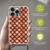 Geometrisch - Bloemen - Kleurrijk Hoesje iPhone 16 Pro Max met koord klein 804 -sfeer2_NL