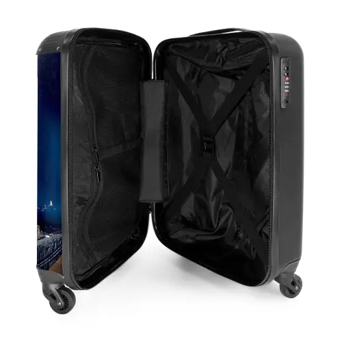 Rijzende raket Koffer - NBS - Handbagage middel -binnenkant