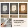 Landschap - Japandi - vogel Light Box met kabel (Tafellamp) klein -USP_lichtkleurNL