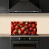 Aardbei - Fruit - Rood keuken achterwand spatscherm klein -sfeer1