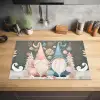 Kerst - Gnomen - Pastel Inductie beschermer vinyl 3mm klein -sfeer5