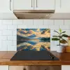 Berg - Rivier - Zonsondergang keuken achterwand spatscherm klein -sfeer2