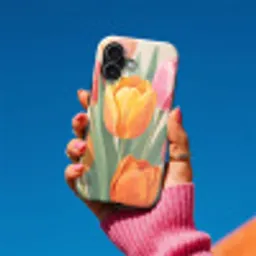 Tulpen - Abstract - Kleurrijk Toughcase MagSafe Apple iPhone 17 klein -Sfeer1V