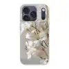 Lelies - Boekte - Wit - Meeldraden Telefoonhoesje iPhone 17 Pro klein -3d