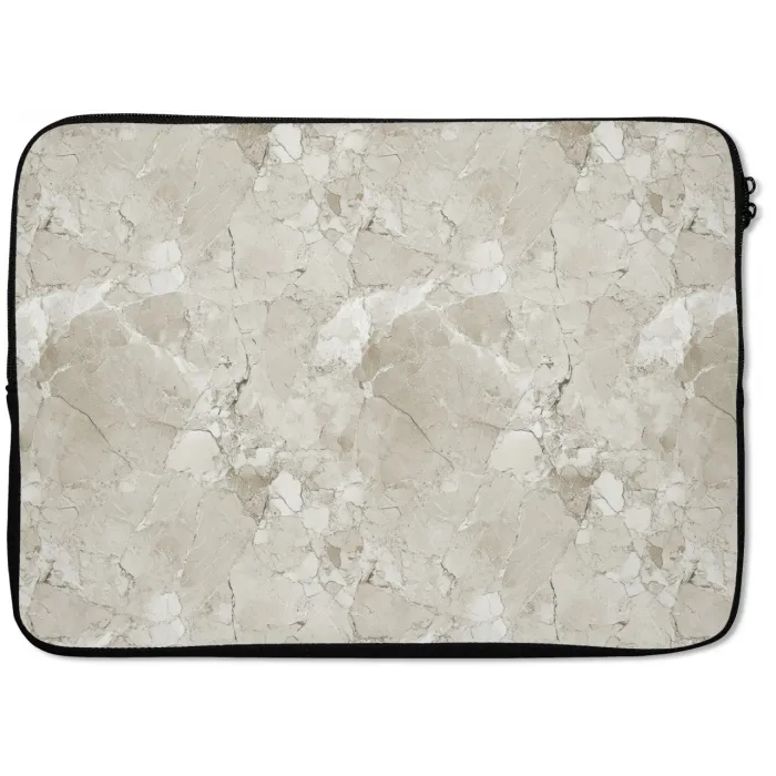 Marmer - Grijs - Aders laptophoes neopreen klein 279 -zkaufland3dotto