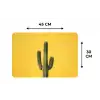 Cactus - Groen - Minimalistisch Placemat vinyl groot -specs