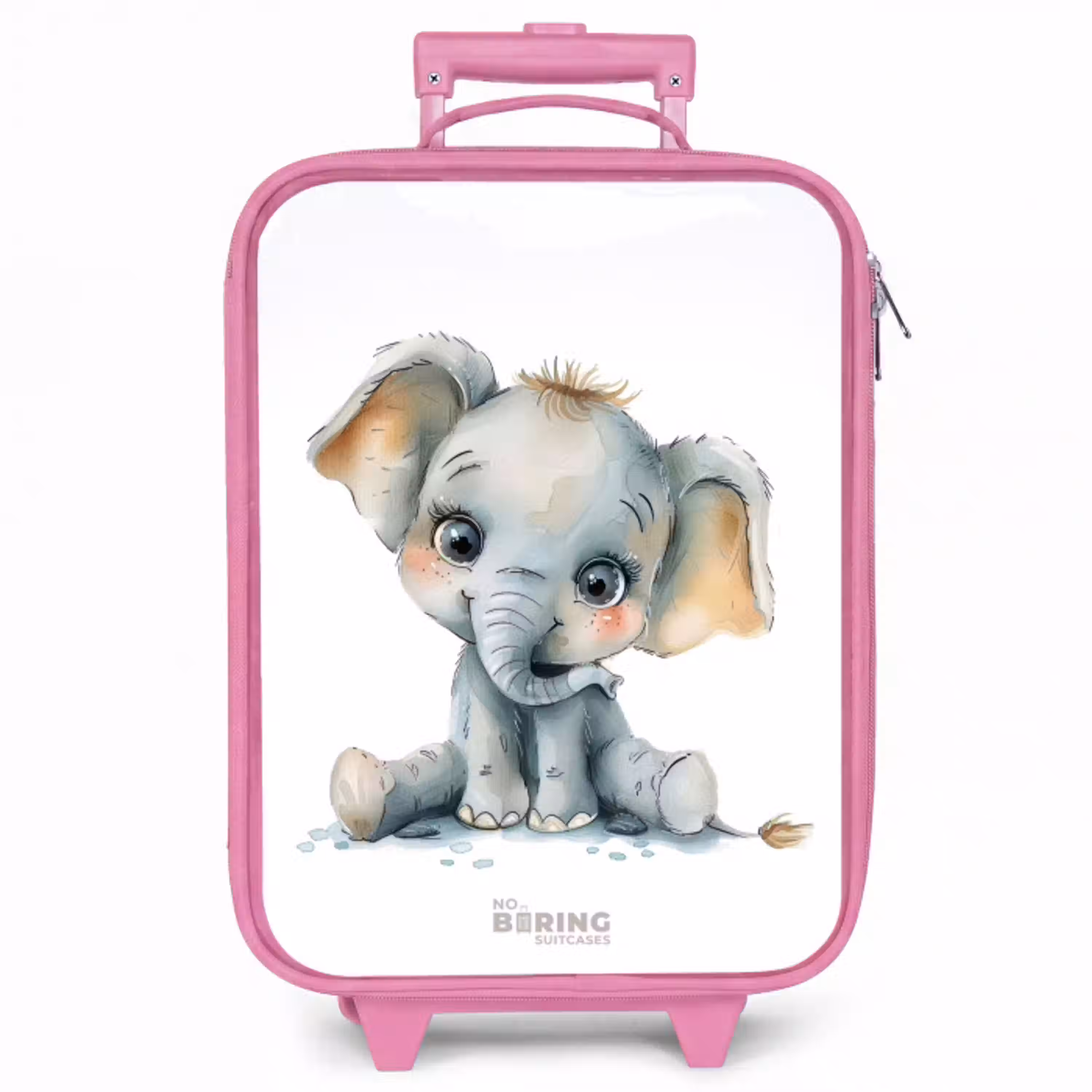 Baby olifant Kinderkoffer - Roze klein -zzz_website3d
