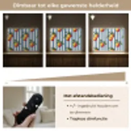 Strepen - Citroen - Blauw Light Box met batterij (Wandlamp) middel 907 -USP_dimbaarNL