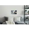 Rechthoeken - Abstract - Blauw Muursticker klein -slaapkamer