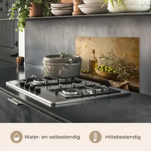 Olijven - Stilleven - Vintage keuken achterwand spatscherm klein -usp_NL