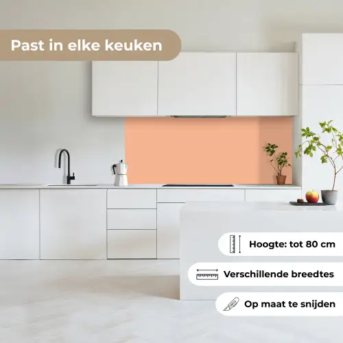Abrikoos - Roze - Pastel - Effen - Kleur keuken achterwand 2 middel 871 -sfeer4_NL