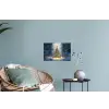 Kerstlicht - Woud - Hert - Donker Muursticker klein -plant