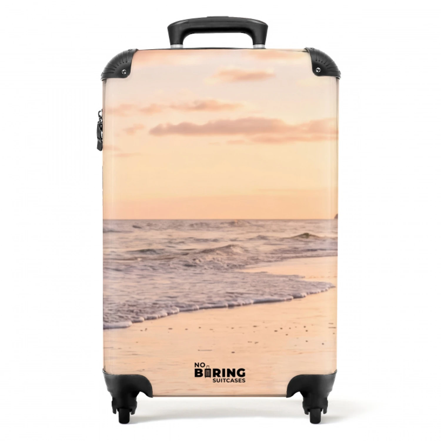 Strand - Branding - Wolken NBS - Handbagage koffer - Volwassenen Unisex middel -productfoto_recht