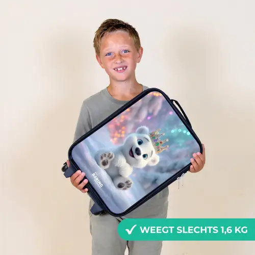 IJsbeer - Kroon - Winter Kinderkoffer - Zwart klein -sfeer4_NL