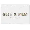 Heit & Mem - Lettercollage Deurmat klein -zkaufland3d