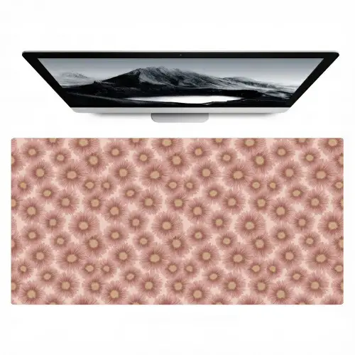 Gerbera - Bloemen - Roze Muismat XXL klein 681 -zzz3d
