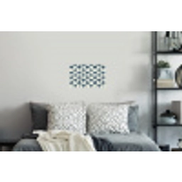 Klassiek - Motief - Blauw Muursticker klein 286 -slaapkamer