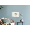Schelp - Quote - Groen Muursticker klein -plant