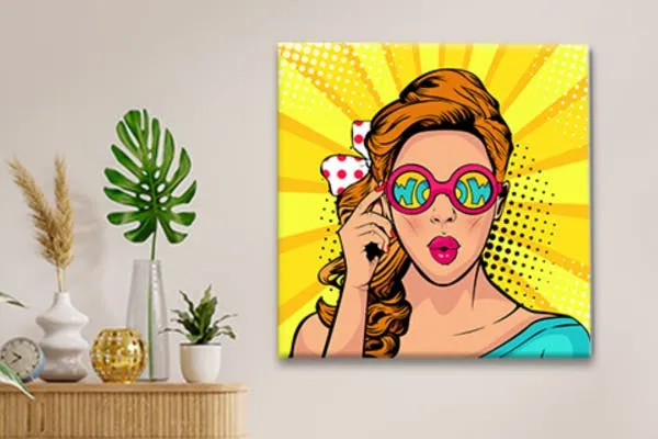 Pop-art op canvas