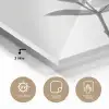 Lelies - Elegant - Zwart - Wit plexiglas 5mm klein -sfeer2