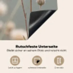 Strobloemen - Wit - Daglicht Inductie beschermer vinyl 3mm middel -tsfeer4_DE