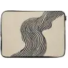 Golvend - Lijnen - Abstract - Silhouet laptophoes neopreen klein -zkaufland3dotto