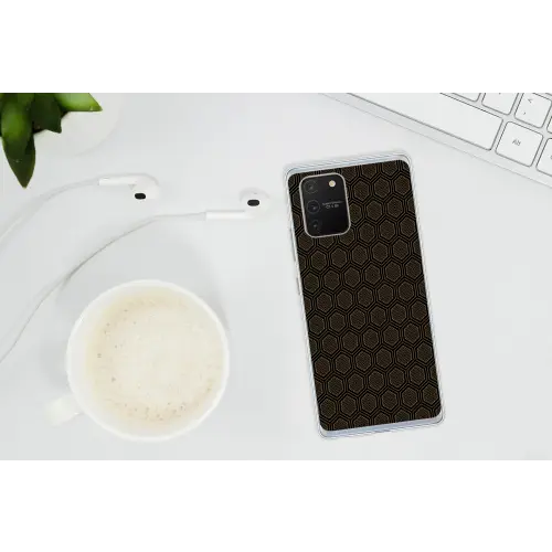 Goud - Zwart - Tunnel Telefoonhoesje Samsung Galaxy S10 Lite klein 364 -oordopS10Lite