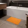 Water - Druppels - Oranje Badmat klein -sfeer3