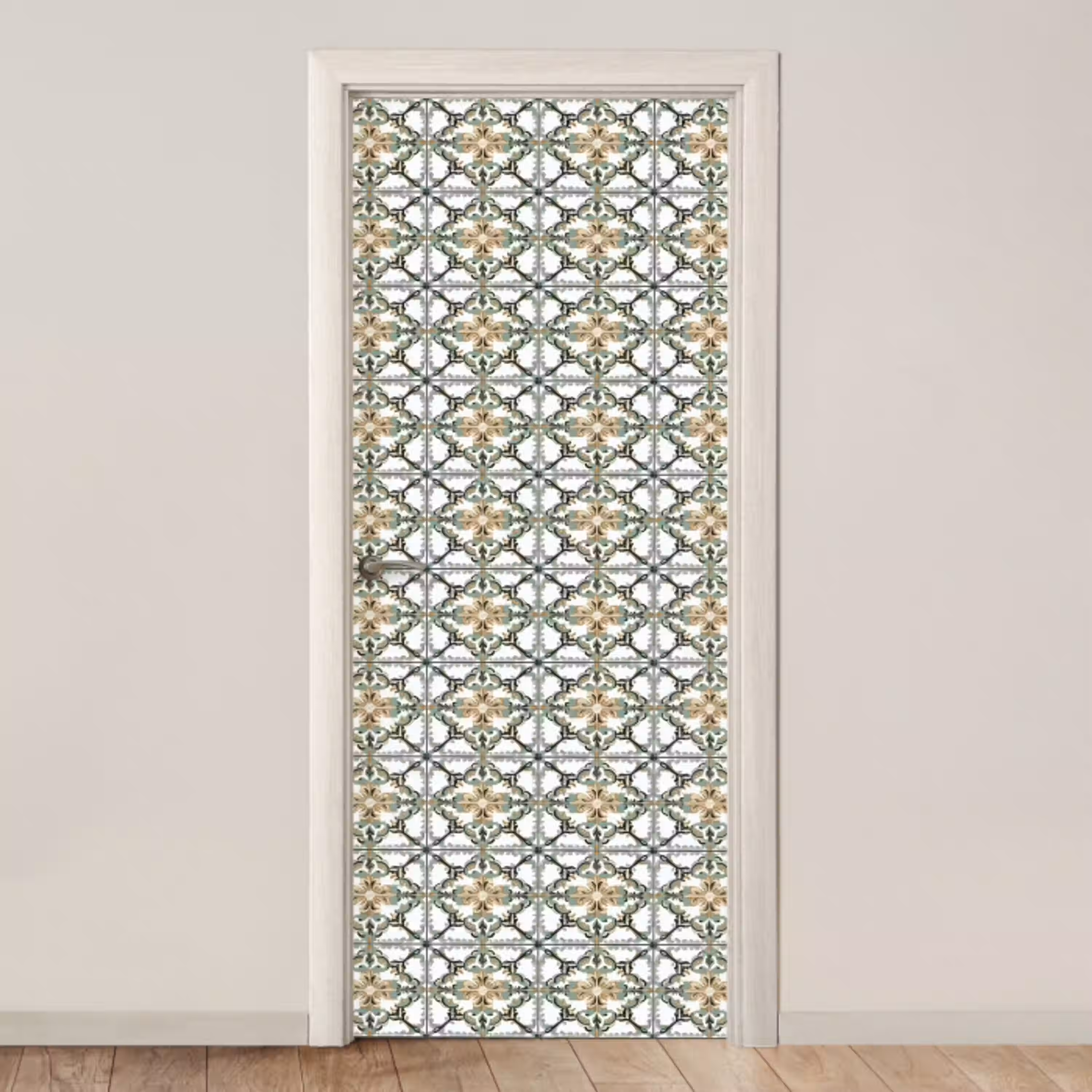 Floraal - Verweerd - Keurrijk deurposter klein 289 -3d_beige