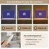 Blauw - Why not - Minimalistisch Light Box met kabel (Tafellamp) klein -USP_lichtkleurNL