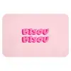 Bisou - Roze - Dikke letters Badmat klein -3d