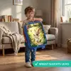 Konijn - Zonlicht - Sprookjesachtig - Vlinder Kinderkoffer - Blauw klein -sfeer2_NL