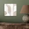 Abstracte bogen - Modern - Beige aluminium wit klein -sfeer2