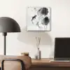 Lotusbloemen - Vissen - Bladeren - Zwart plexiglas 5mm klein -sfeer6
