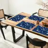 Luxe - Blauwe - Marmer - Stenen Placemat vinyl groot 368 -zzsfeer4_Kitchenyeah-website