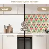 Barok - Retro - Kleurrijk keuken achterwand 2 middel 871 -voor-na2_NL