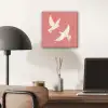 Duiven - Wit - Sierlijk aluminium wit klein -sfeer5