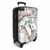 Jungle in Lichte Kleuren Koffer - NBS - Handbagage middel -productfoto_3d