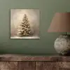 Kerst - kerstboom - Sneeuw - Art aluminium wit klein -sfeer2