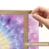 Spiraal - Tie dye - Pasteltinten Light Box met batterij (Wandlamp kind) middel -USP_websiteprintNL