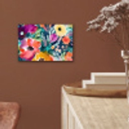 Bloemen - Olieverf - Kunst - Natuur aluminium wit klein -sfeer4
