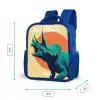 Dino - Triceratops  - Dier Kinderrugzak - Blauw middel -productfoto_formaten
