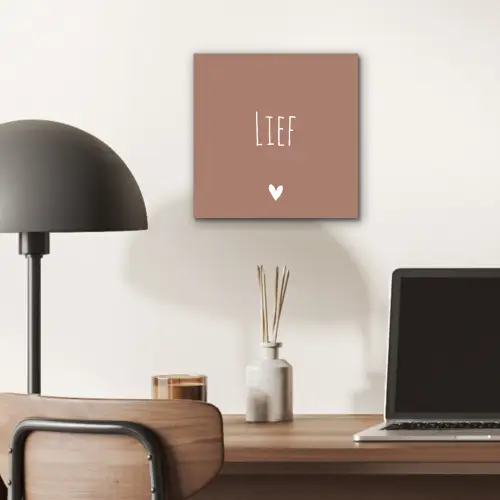 Spreuken - Lief - Quotes aluminium wit klein -sfeer5