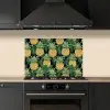 Patroon - Tropisch - Ananas - Illustratie keuken achterwand spatscherm klein 900 -sfeer1