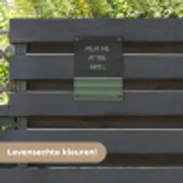 Quote - Groen - Grill - Zomer tuinposter los doek klein -sfeer3