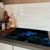 Vis - Stippen - Koraal - Blauw Inductie beschermer vinyl 3mm klein -sfeer3