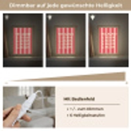 Strepen - Rood - Try again Light Box met kabel (Tafellamp) klein -USP_dimbaarDE