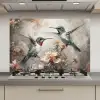 Kolibrie - Vogels - Bloemen - Planten keuken achterwand spatscherm klein -3d_website