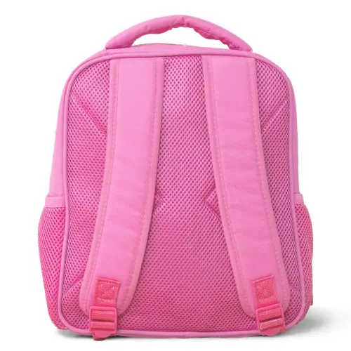 Dinos - Patroon - Natuur Kinderrugzak - Roze middel -achterkant